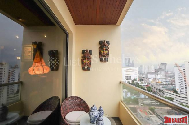 Baan Chaopraya Condominium | Large 3 Bed Condo on 19th Floor with Amazing River and City Views and Antique Furnishings at Chaopraya River-7