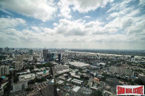 The Lumpini 24 | Top Floor (46th) 3 Bed Penthouse for Long Term Rental - at Sukhumvit Soi 24-1