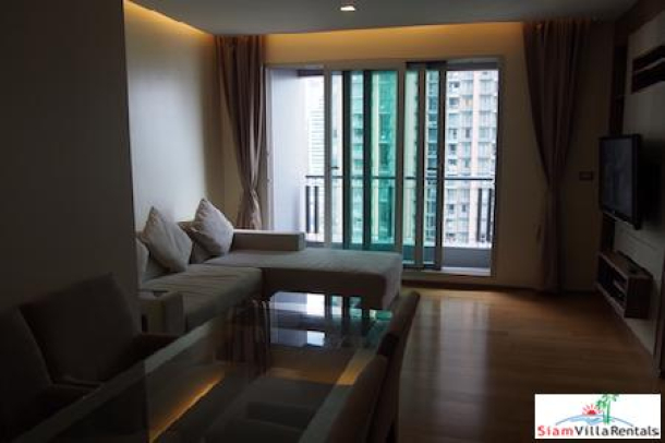 Deluxe Two Bedroom Condominium for Rent on the 18th Floor at Asoke-7