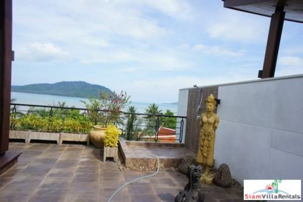 Tropical Five Bedroom with Unbelievable Sea View Villa For Sale in Rawai-6