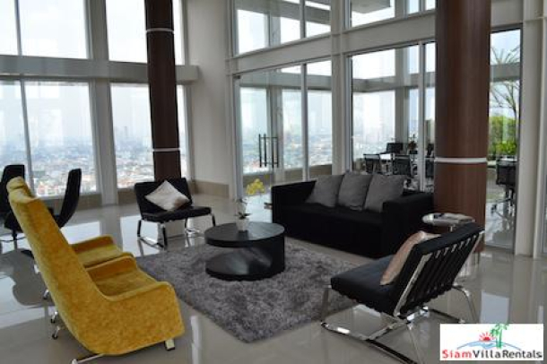 Supalai Lite | Amazing Penthouse with River View For Rent Near Surasak, Bangkok-7