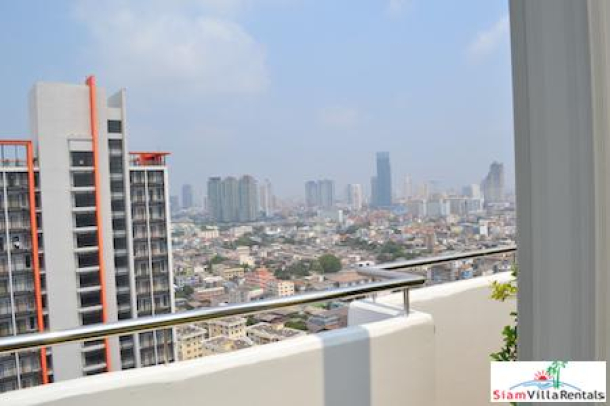 Supalai Lite | Amazing Penthouse with River View For Rent Near Surasak, Bangkok-8
