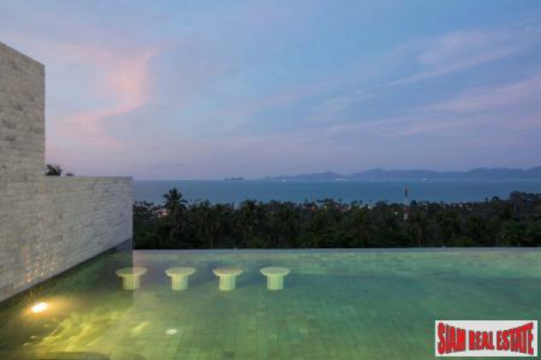 3 Bed Ocean View Duplex Villa at Bang Po, Samui-15