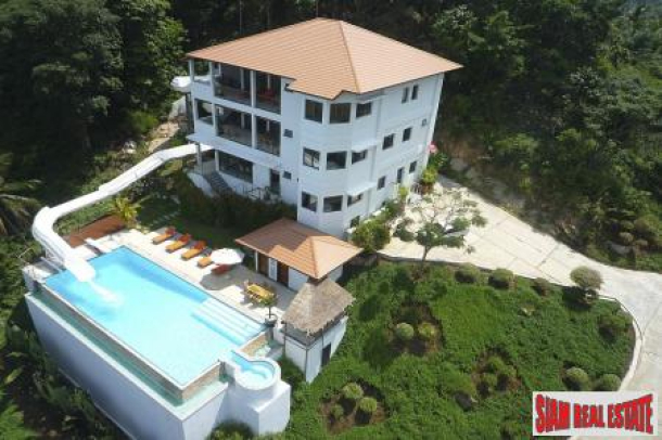 6 Bed Luxury Sea View Holiday Villa at Maenam, Samui-1