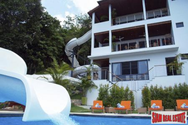 6 Bed Luxury Sea View Holiday Villa at Maenam, Samui-7