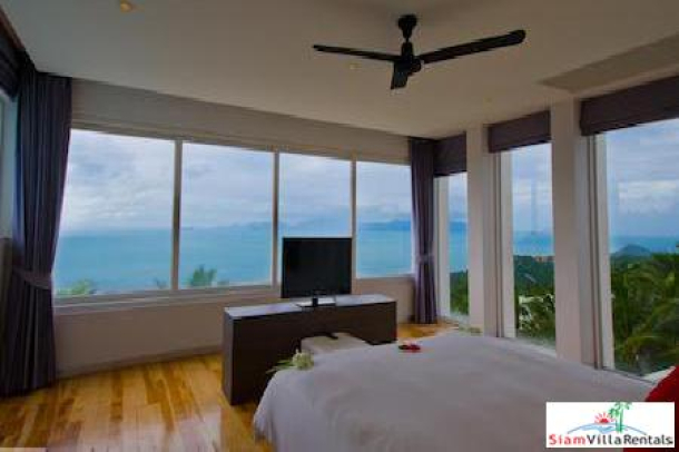 Amazing Sea Views from the Four Bedroom Penthouse in Bang Po, Koh Samui-3