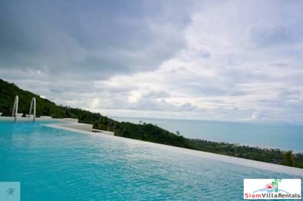 Amazing Sea Views from the Four Bedroom Penthouse in Bang Po, Koh Samui-4
