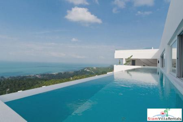 Amazing Sea Views from the Four Bedroom Penthouse in Bang Po, Koh Samui-5
