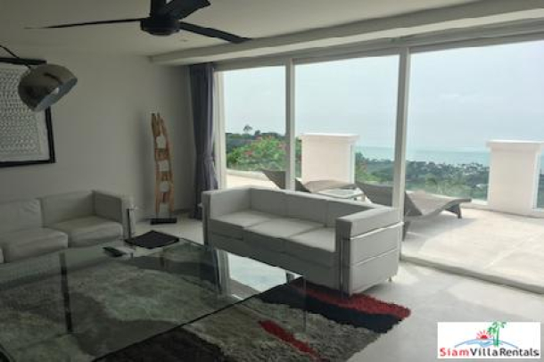 Three Bedroom Suite with Pool and Fantastic Sea Views in Bang Po, Koh Samui-3