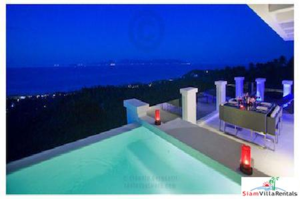Unbelievable Sea Views from this Two Bedroom Penthouse with Pool in Bang Po, Koh Samui-5