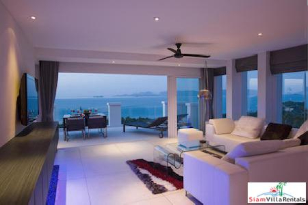 Unbelievable Sea Views from this Two Bedroom Penthouse with Pool in Bang Po, Koh Samui-6