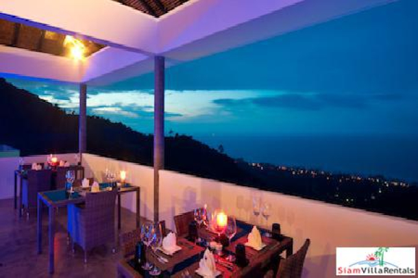 Two Bedroom Corner Garden Penthouse with Sea Views in Bang Po, Koh Samui-10