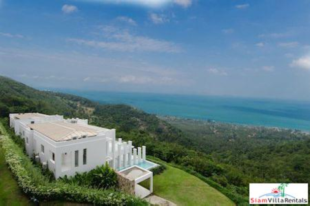 Two Bedroom Corner Garden Penthouse with Sea Views in Bang Po, Koh Samui-13