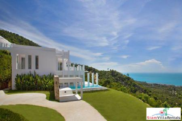 Two Bedroom Corner Garden Penthouse with Sea Views in Bang Po, Koh Samui-2