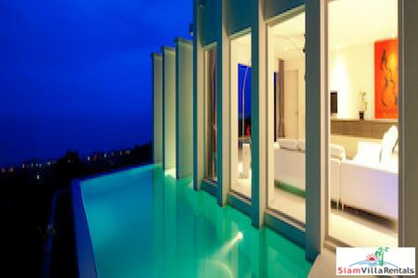 Two Bedroom Corner Garden Penthouse with Sea Views in Bang Po, Koh Samui-7