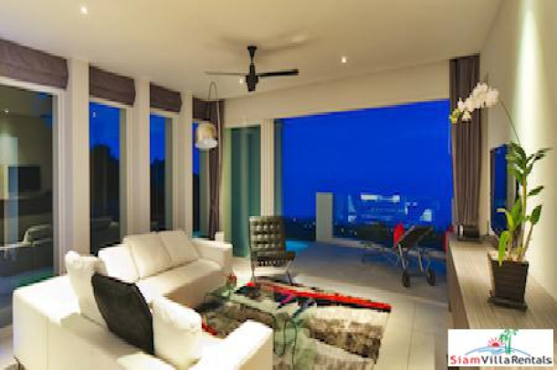 Two Bedroom Corner Garden Penthouse with Sea Views in Bang Po, Koh Samui-8