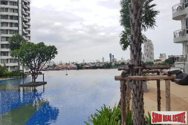 Supalai River Resort | River and City Views from the 17th Floor of this Extra Large Condo in Krung Thonbur, Bangkok-6