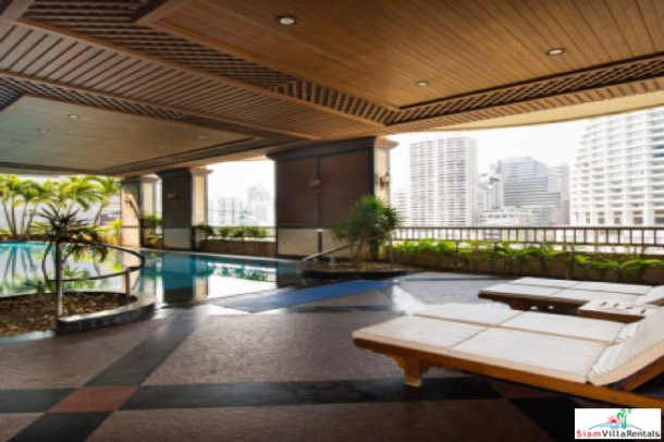 Sky Villas Sathorn | City and Pool Views from this One + Study Bedroom in Si Lom-21