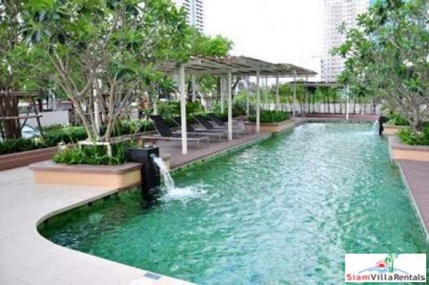 Sky Villas Sathorn | City and Pool Views from this One + Study Bedroom in Si Lom-3