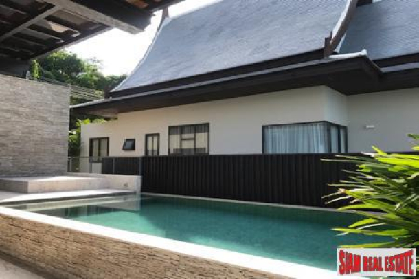 Ocean Front and Sea Views from this Thai Style Six Bedroom Home in Koh Sirey, Phuket-17