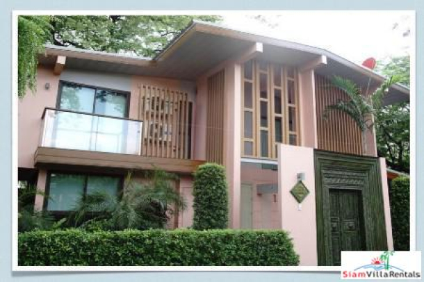 Exclusive Luxury House in a Private Compound for Rent, Chong Nonsi, Bangkok-1