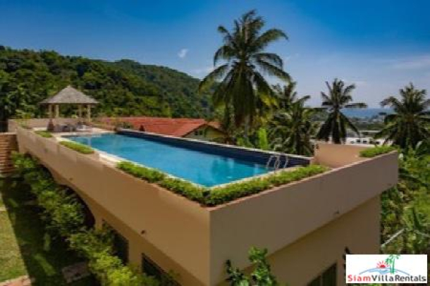 Rooftop Sea View from this Three Bedroom in Kata, Phuket-7