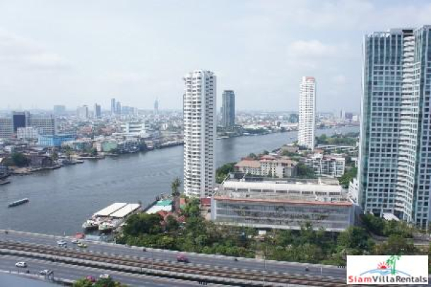 The River | Fantastic River Views from the 26th Floor of this One Bedroom in Krung Thonburi, Bangkok-7