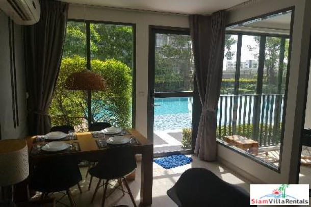 Ideo Mobi Sukhumvit 81 | Two Bedroom Loft Duplex with Private Pool Views for Rent in On Nut-10