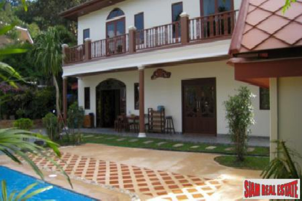 Unique Traditional Thai Style Home in an Exclusive Estate on Tri Trang Headlands, Patong-7