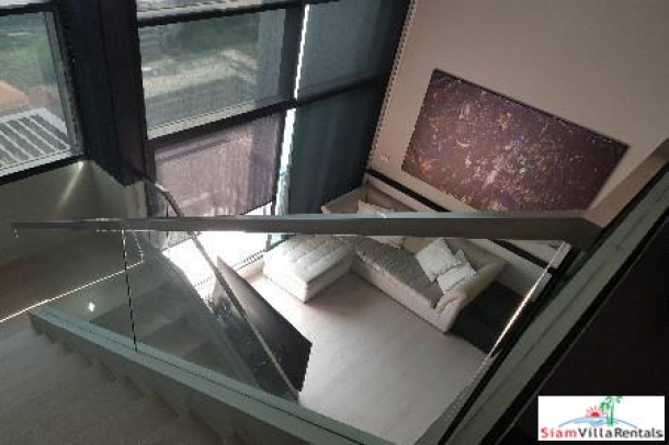 Rhythm 44/1 | One Bedroom Loft-style Duplex for Rent with City Views in Phra Khanong-2