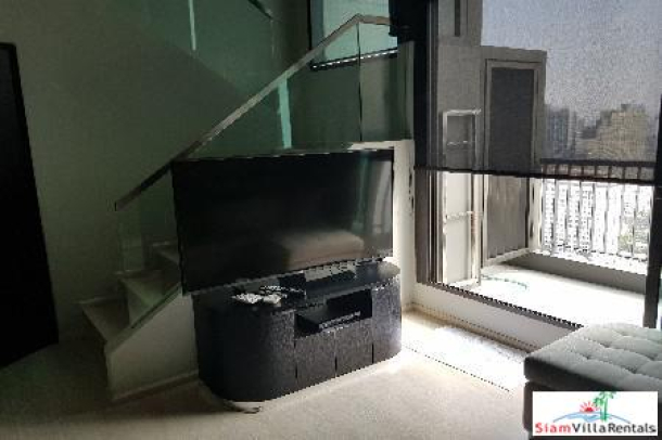 Rhythm 44/1 | One Bedroom Loft-style Duplex for Rent with City Views in Phra Khanong-6