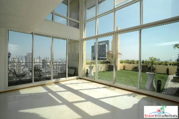 The Empire Place | River and City Views from this Three Bedroom Duplex for Rent in Sathorn-1