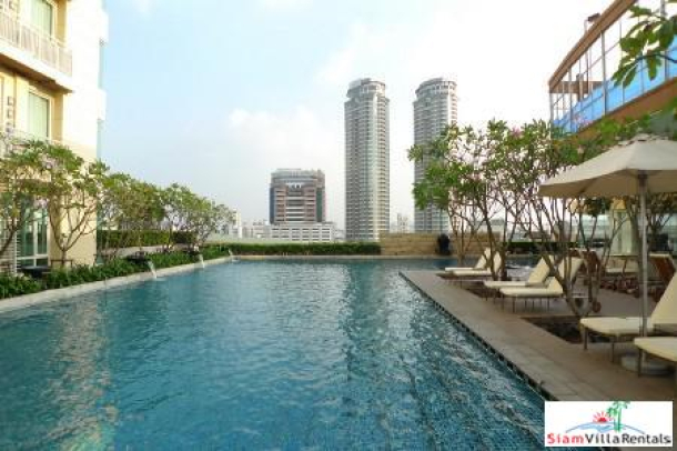 The Empire Place | River and City Views from this Three Bedroom Duplex for Rent in Sathorn-13
