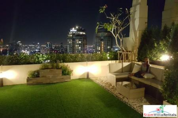The Empire Place | River and City Views from this Three Bedroom Duplex for Rent in Sathorn-4
