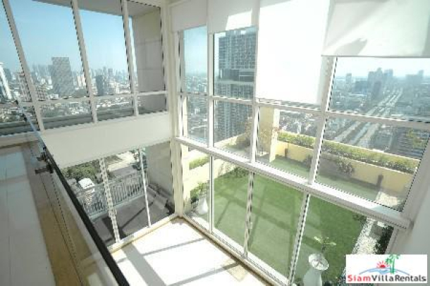 The Empire Place | River and City Views from this Three Bedroom Duplex for Rent in Sathorn-6