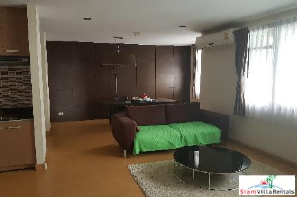 Large Two Bedroom Condo with Partial River View for Rent in Khlong Toei, Bangkok-4