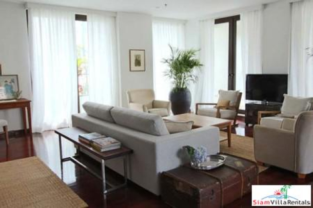 Panburi Apartment | Unique Four Bedroom Luxury Apartment for Rent in the Heart of the Financial District, Surasak-1