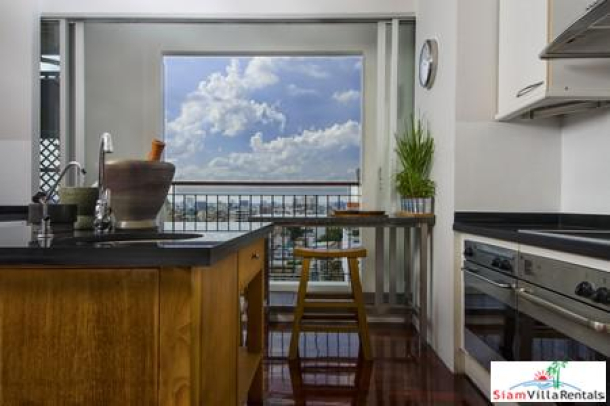 Panburi Apartment | Unique Four Bedroom Luxury Apartment for Rent in the Heart of the Financial District, Surasak-6