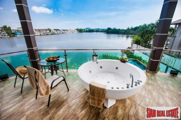 Land & House Park | Bright and Spacious Lakefront Villa with Pool in Chalong-14