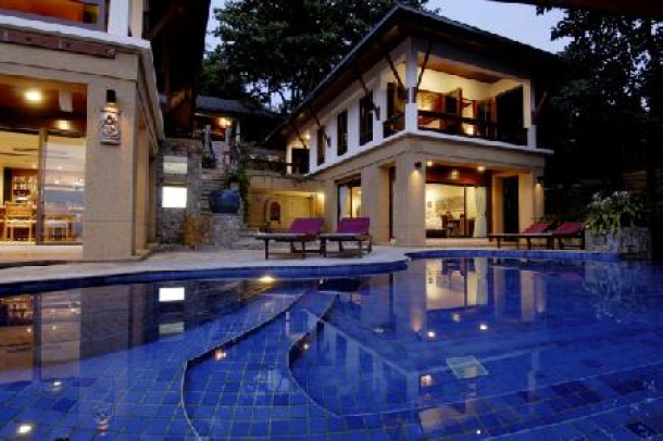 4 Bedroom Villa with Sea-Views and a Private Pool For Holiday Rental at Kata, Phuket-2