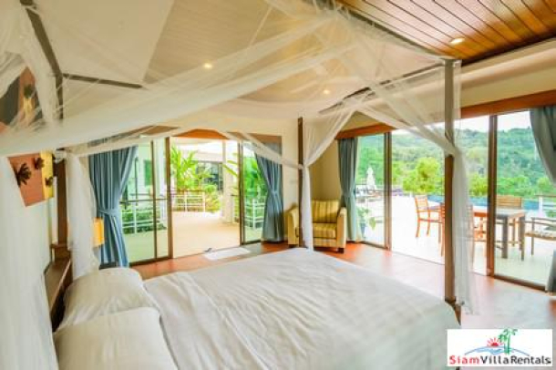 Panoramic Ocean and Lush Mountain Views from this Three Bedroom in Nai Thon-11