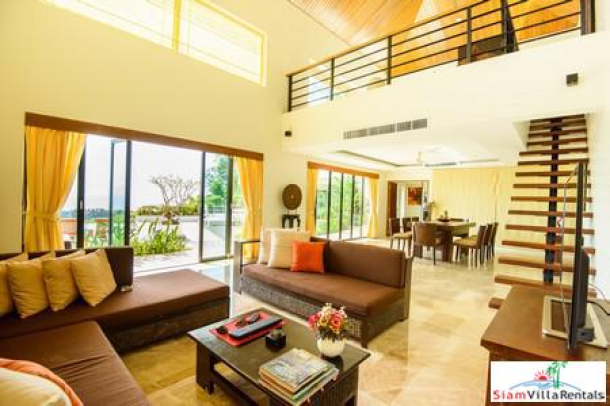 Panoramic Ocean and Lush Mountain Views from this Three Bedroom in Nai Thon-3