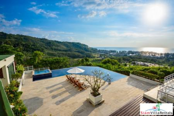 Panoramic Ocean and Lush Mountain Views from this Three Bedroom in Nai Thon-7