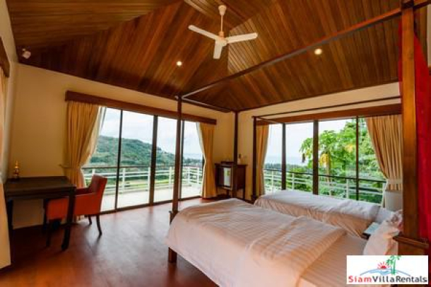 Panoramic Ocean and Lush Mountain Views from this Three Bedroom in Nai Thon-8