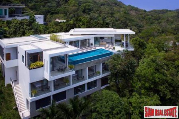 Sea Views from this New Super Villa on the Hillside of Bang Tao, Phuket-1