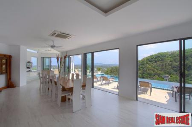 Sea Views from this New Super Villa on the Hillside of Bang Tao, Phuket-11