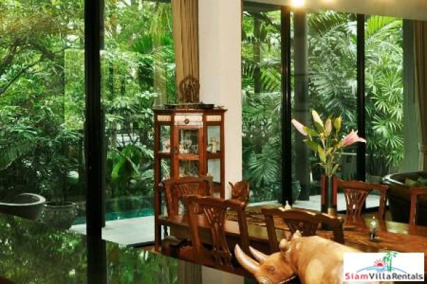 Elegant and Modern Four Storey House with Private Pool for Rent in Ekkamai, Bangkok-3