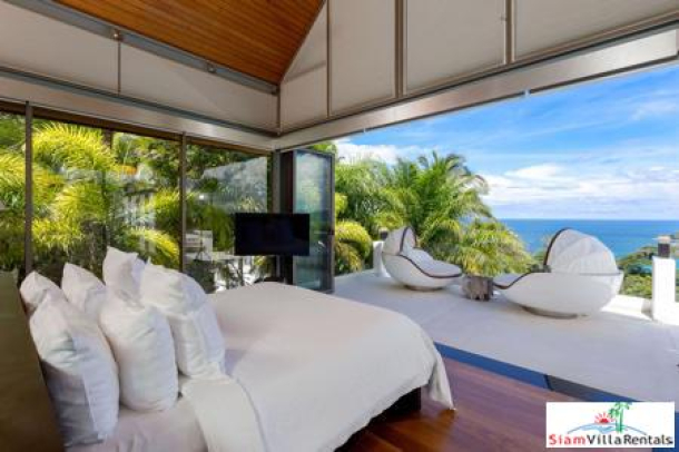 Breathtaking Views from this Private Holiday Pool Villa Overlooking Surin, Phuket-5