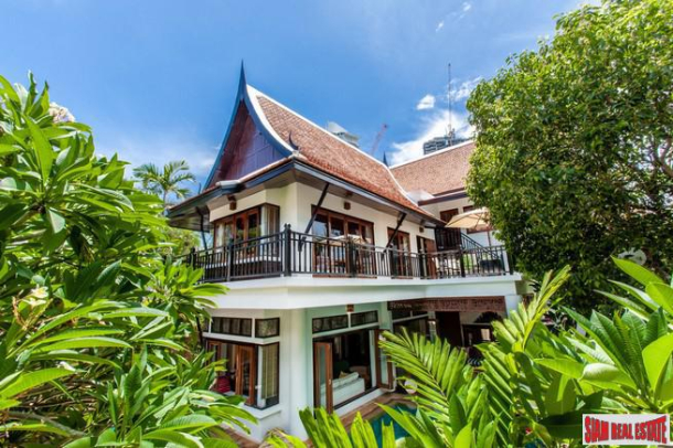Dharawadi | Magnificent 4 Bedroom Villa With Direct Beach Access For Long Term Rent - Na Jomtien-2