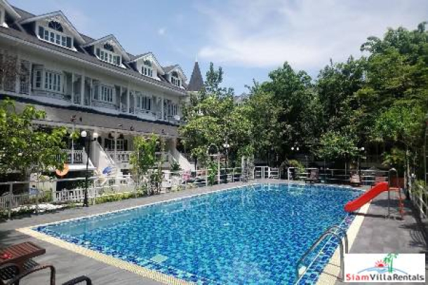 Fantasia Villa 2 | Large Four Storey Townhouse for Rent in a Secure Bangna Estate-1
